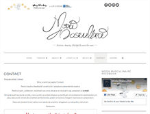 Tablet Screenshot of modamasculina.ro